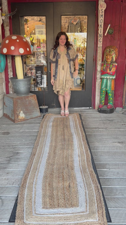 Washed Crochet Patch / Lace Button Down