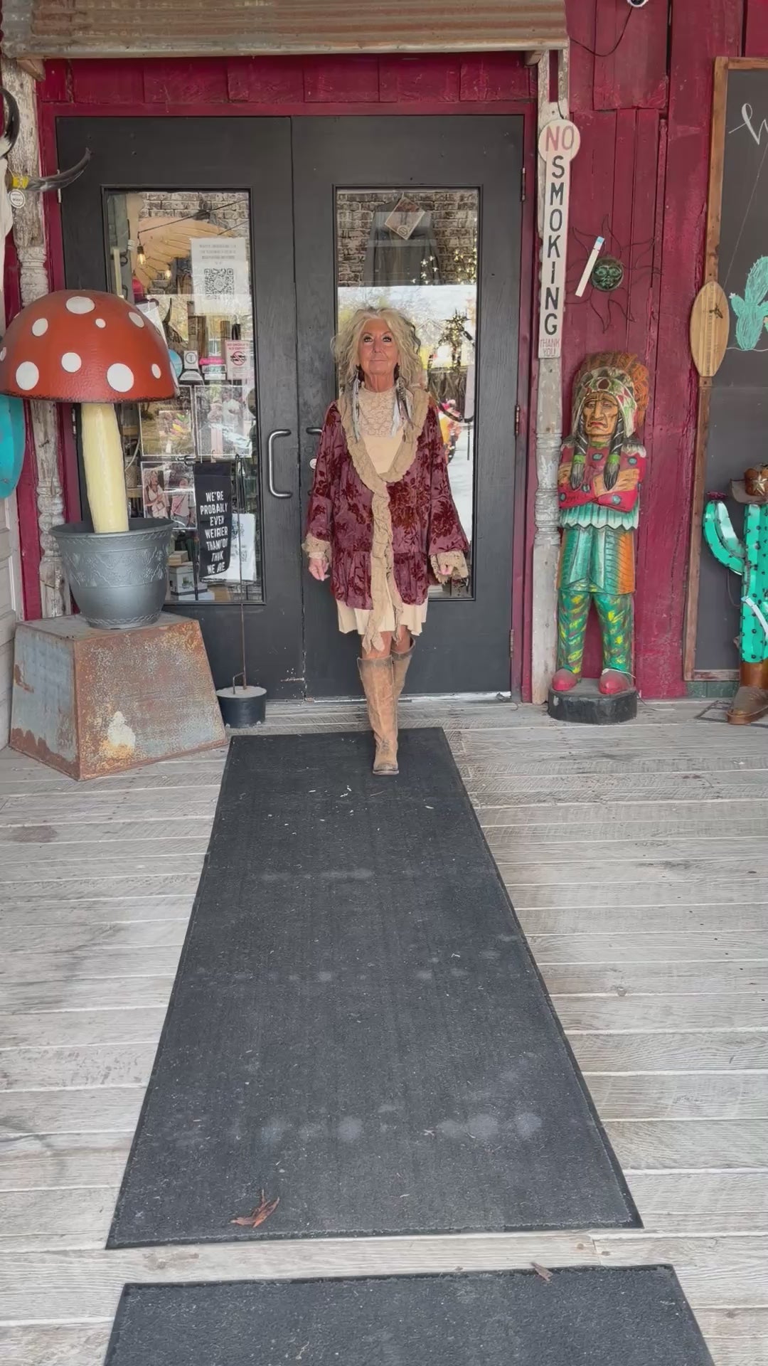 Crushed Petals Jacket velvet