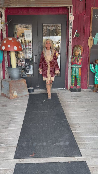 Crushed Petals Jacket velvet