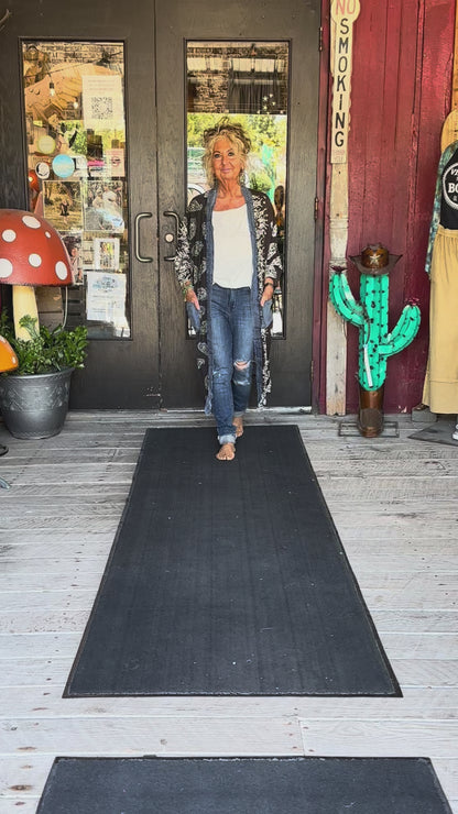 Paisley & Denim Duster
