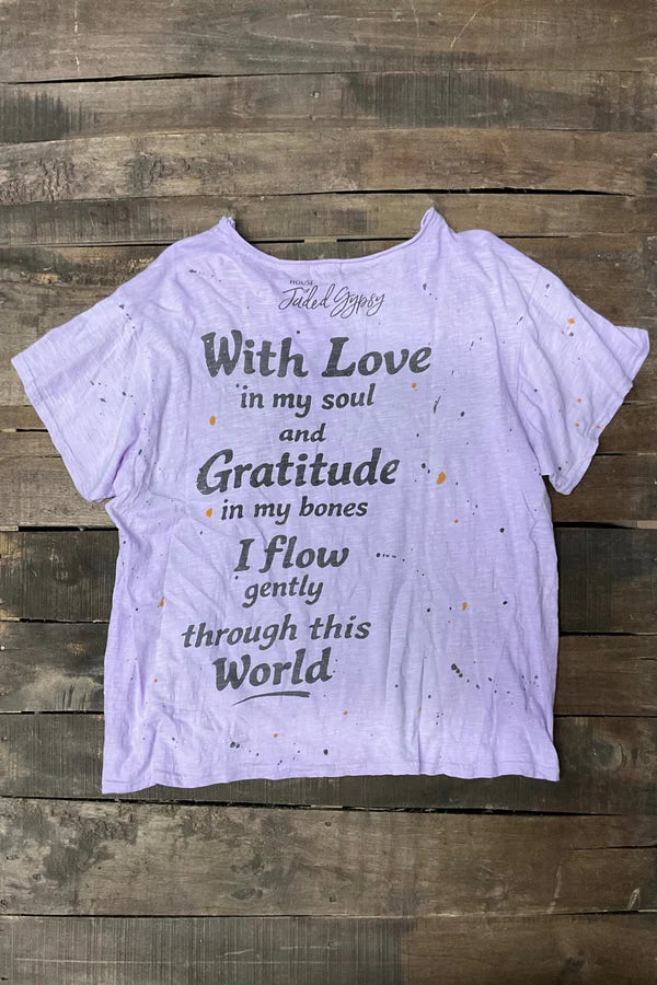 Worn and Weathered Tee - Moon Dust