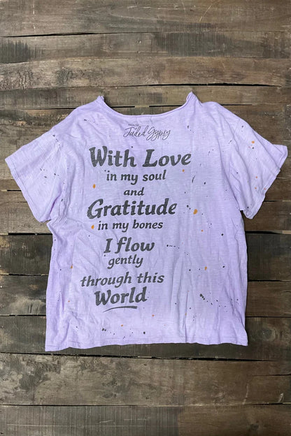 Worn and Weathered Tee - Moon Dust